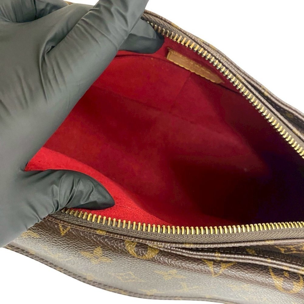 LOUIS VUITTON Brown Monogram Leather Shoulder Bag - Picture 9 of 9